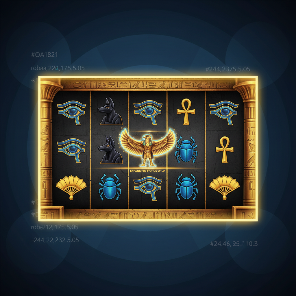 Eye of Horus Basisspiel mit normalen Symbolkombinationen