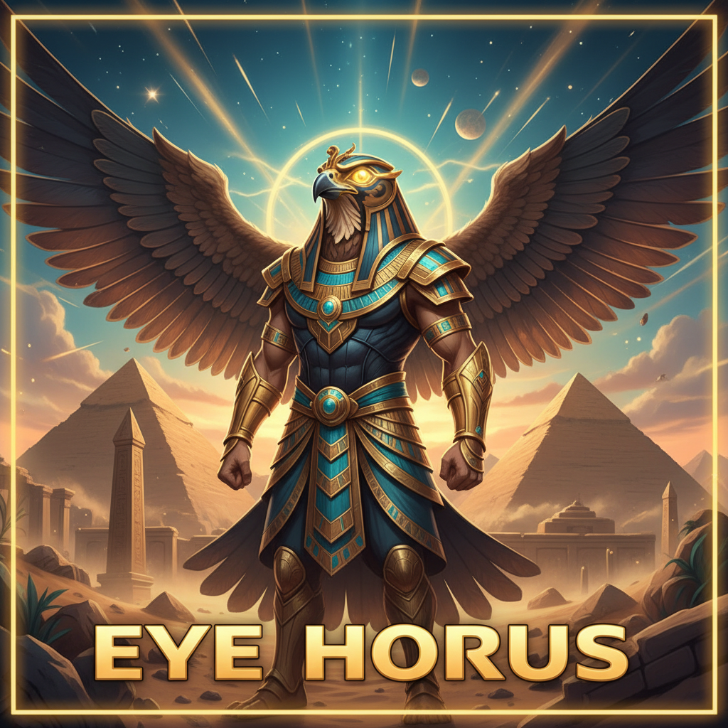 Eye of Horus Slot von Blueprint Gaming – Spielansicht mit ägyptischen Symbolen