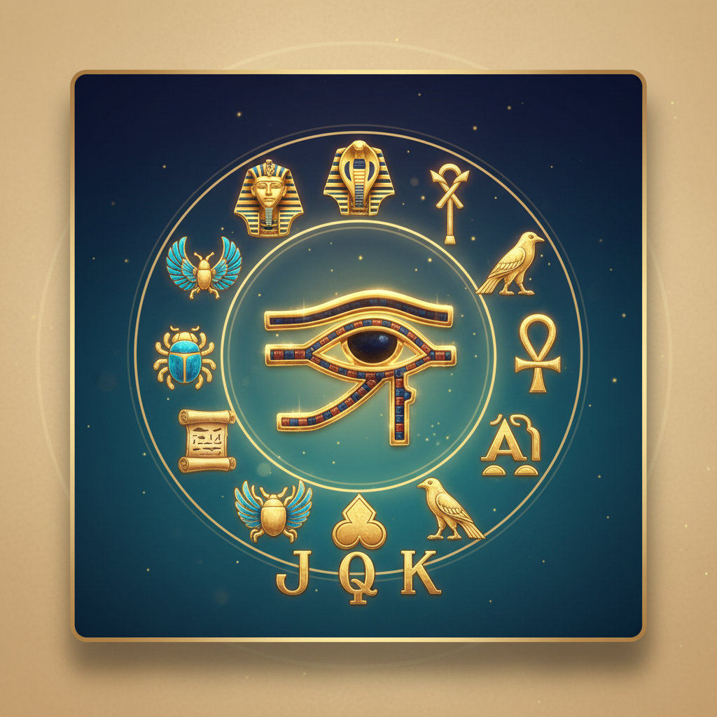 Eye of Horus Paytable — alle Symbole und Multiplikatoren