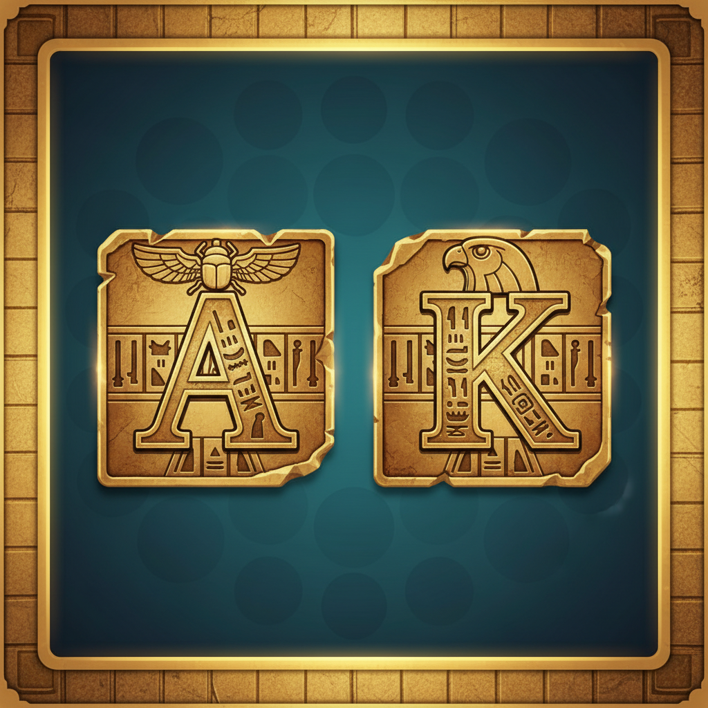 Ass und König Symbole in Eye of Horus — zahlen 75x bei 5 Symbolen