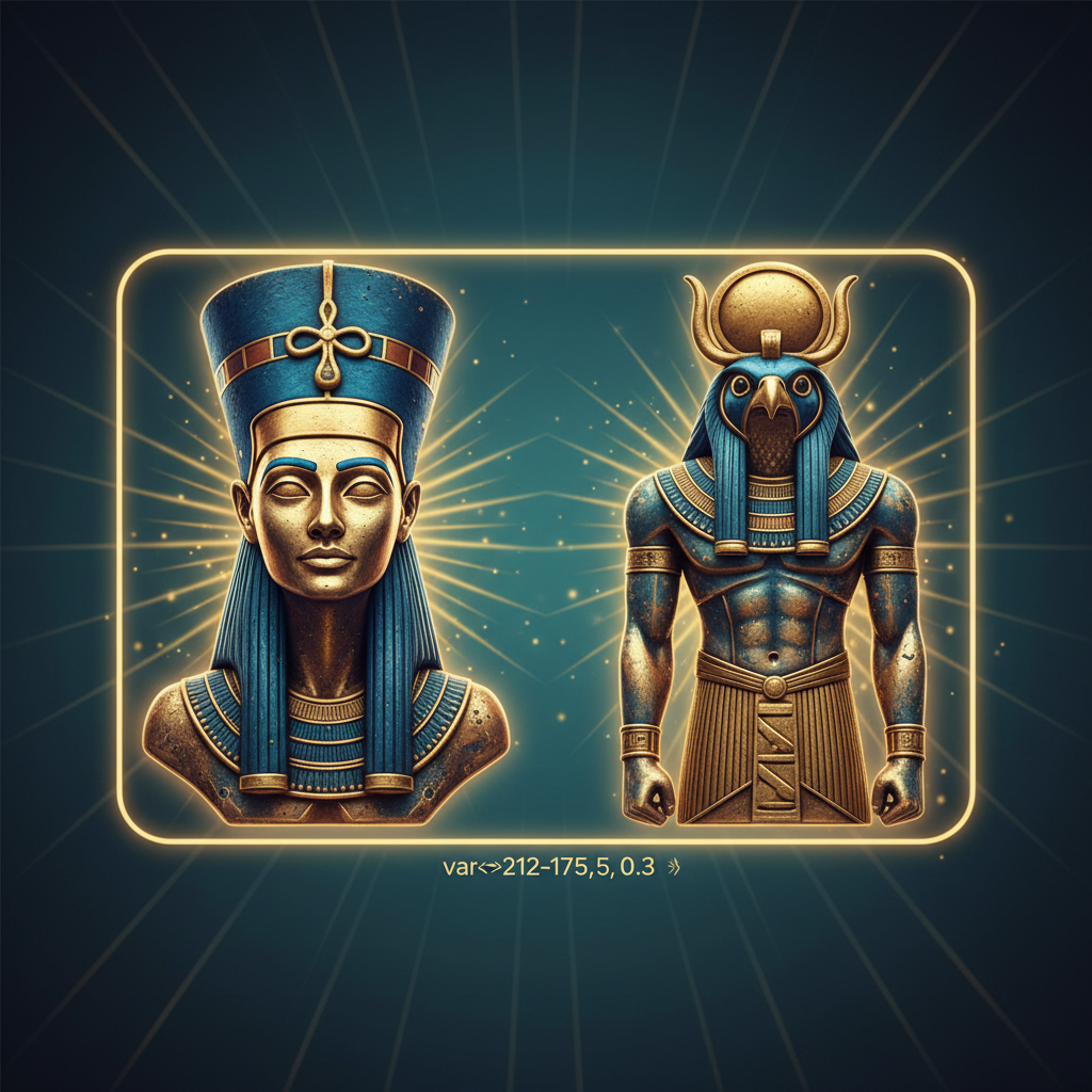 Dame und Bube Symbole in Eye of Horus — zahlen 50x bei 5 Symbolen